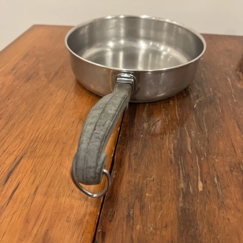 Vtg Farberware Aluminum Clad Stainless Steel Cookware Set Pot Pan With Lid 7